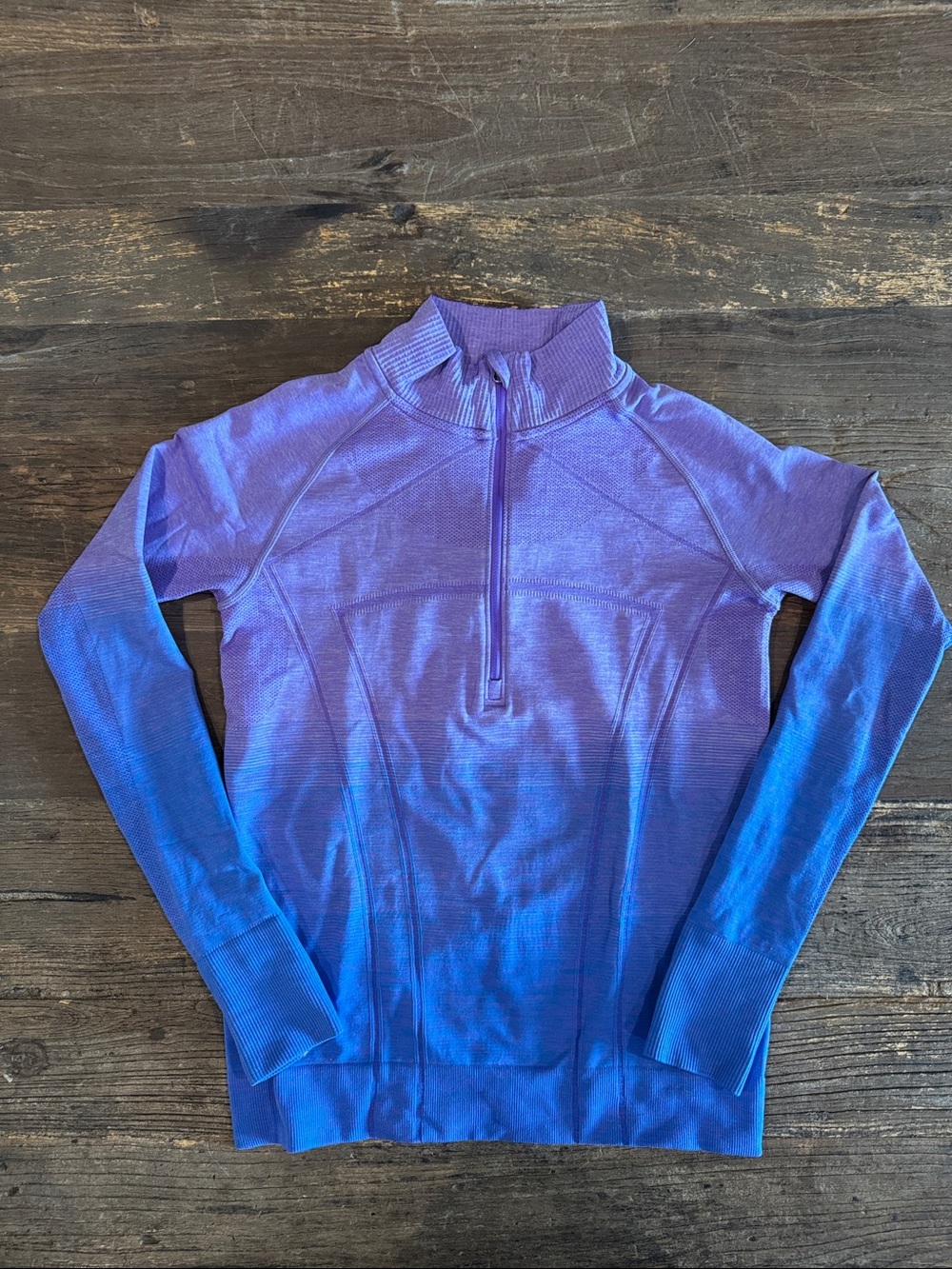 Ivivva 14 / Lululemon Small -Purple to Blue Ombre Half-Zip Pullover